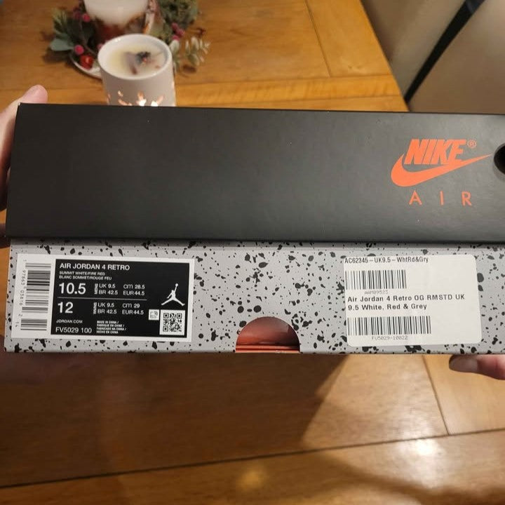 Nike Air Jordan 4 Retro OG – Size 10.5 – Excellent Pre-Loved Condition